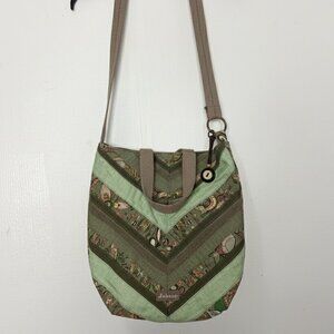 Sakroots Artist Circle Canvas Crossbody Bag Sage One World - NWOT (No Tags)